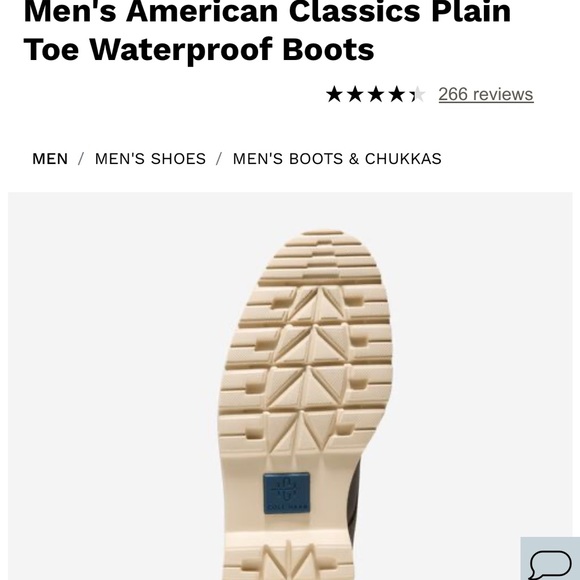 Mens Cole Haan waterproof boots new without  box - Picture 5 of 9